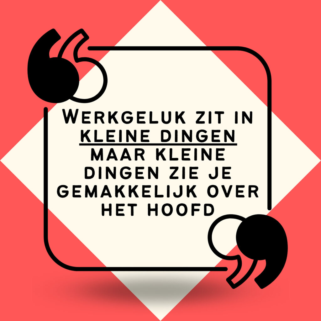 speaker arjen banach quote happiness at work is in the small things